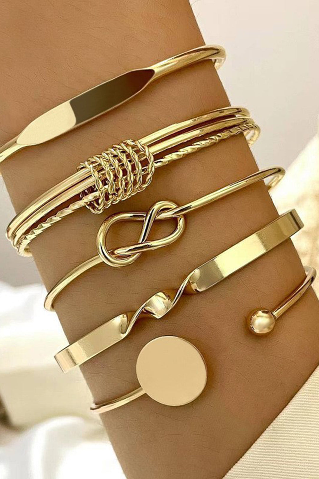 Gold Adjustable Chain Bracelet